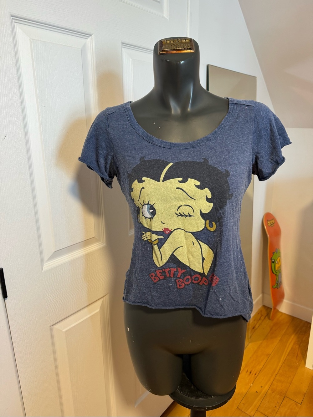 Betty Boop Women's Navy Graphic Tee